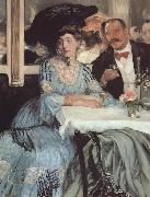 Glackens, William James, At Mouquin's